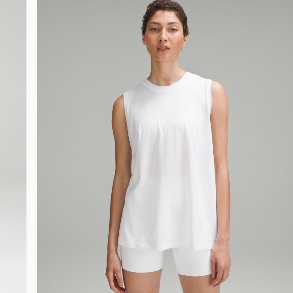 Lululemon All Yours Tank white size 6 NWT